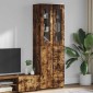 vidaXL Highboard FLORIN 60 x 35 x 182 εκ. Καπνιστό Δρύς