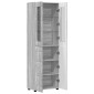 vidaXL Highboard FLORIN 60 x 35 x 182 εκ. Γκρίζο Σονομα