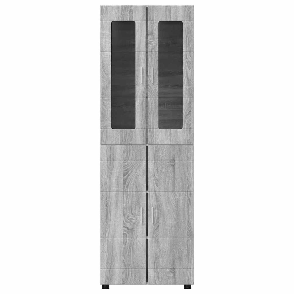 vidaXL Highboard FLORIN 60 x 35 x 182 εκ. Γκρίζο Σονομα