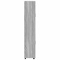 vidaXL Highboard FLORIN 60 x 35 x 182 εκ. Γκρίζο Σονομα