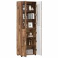 vidaXL Highboard FLORIN 60 x 35 x 182 εκ. Παλιό ξύλο