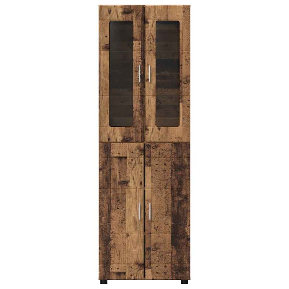 vidaXL Highboard FLORIN 60 x 35 x 182 εκ. Παλιό ξύλο