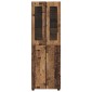 vidaXL Highboard FLORIN 60 x 35 x 182 εκ. Παλιό ξύλο