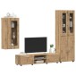 vidaXL Σετ επίπλου τηλεόρασης FLORIN 3 τμχ. Artisan Oak