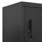 vidaXL Φοριαμός Ανθρακί 90 x 45 x 180 εκ. Ατσάλινος