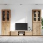 vidaXL Σετ επίπλου τηλεόρασης FLORIN 3 τμχ. Artisan Oak