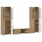 vidaXL Σετ επίπλου τηλεόρασης FLORIN 3 τμχ. Artisan Oak