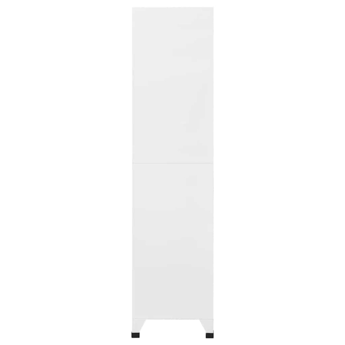 vidaXL Φοριαμός Λευκός 90 x 40 x 180 εκ. Ατσάλινος