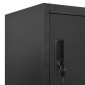 vidaXL Φοριαμός Ανθρακί 90 x 40 x 180 εκ. Ατσάλινος