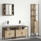 vidaXL Σετ Επίπλων Μπάνιου 4 τμχ. Δρύς Sonoma 33 x 33 x 185,5 εκ