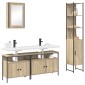 vidaXL Σετ Επίπλων Μπάνιου 4 τμχ. Δρύς Sonoma 33 x 33 x 185,5 εκ