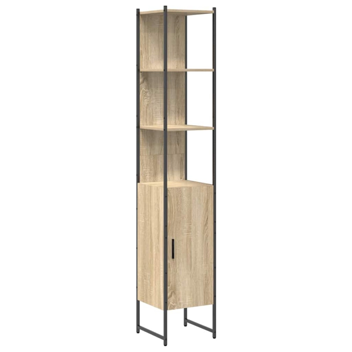 vidaXL Σετ Επίπλων Μπάνιου 4 τμχ. Δρύς Sonoma 33 x 33 x 185,5 εκ