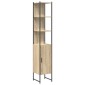 vidaXL Σετ Επίπλων Μπάνιου 4 τμχ. Δρύς Sonoma 33 x 33 x 185,5 εκ