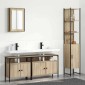 vidaXL Σετ Επίπλων Μπάνιου 4 τμχ. Δρύς Sonoma 33 x 33 x 185,5 εκ
