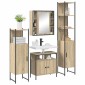 vidaXL Σετ Επίπλων Μπάνιου 4 τμχ. Δρύς Sonoma 33 x 33 x 185,5 εκ