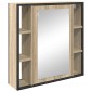 vidaXL Σετ Επίπλων Μπάνιου 4 τμχ. Δρύς Sonoma 33 x 33 x 185,5 εκ
