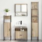 vidaXL Σετ Επίπλων Μπάνιου 4 τμχ. Δρύς Sonoma 33 x 33 x 185,5 εκ
