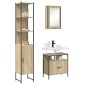 vidaXL Σετ Επίπλων Μπάνιου 3 τμχ. Δρύς Sonoma 33 x 33 x 185,5 εκ