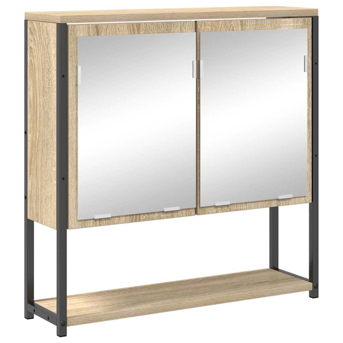 vidaXL Σετ Επίπλων Μπάνιου 3 τμχ. Δρύς Sonoma 33 x 33 x 185,5 εκ