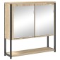 vidaXL Σετ Επίπλων Μπάνιου 3 τμχ. Δρύς Sonoma 33 x 33 x 185,5 εκ