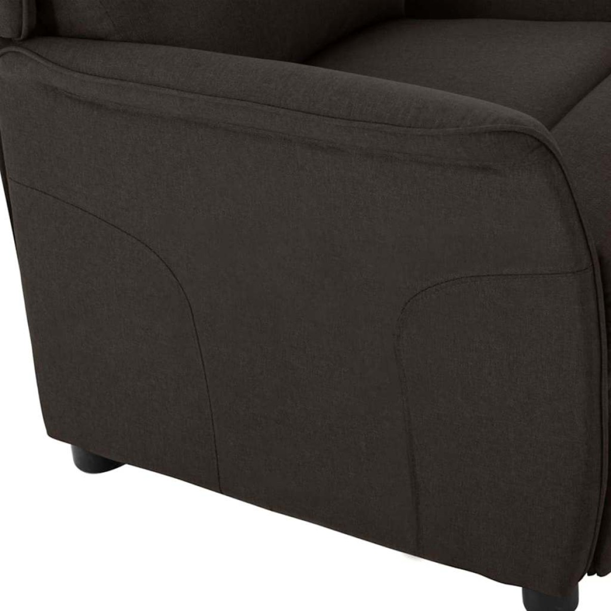 vidaXL Ανακλινόμενη πολυθρόνα Σκούρο Καφέ 66.5 x 94 x 101.5 εκ