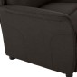 vidaXL Ανακλινόμενη πολυθρόνα Σκούρο Καφέ 66.5 x 94 x 101.5 εκ
