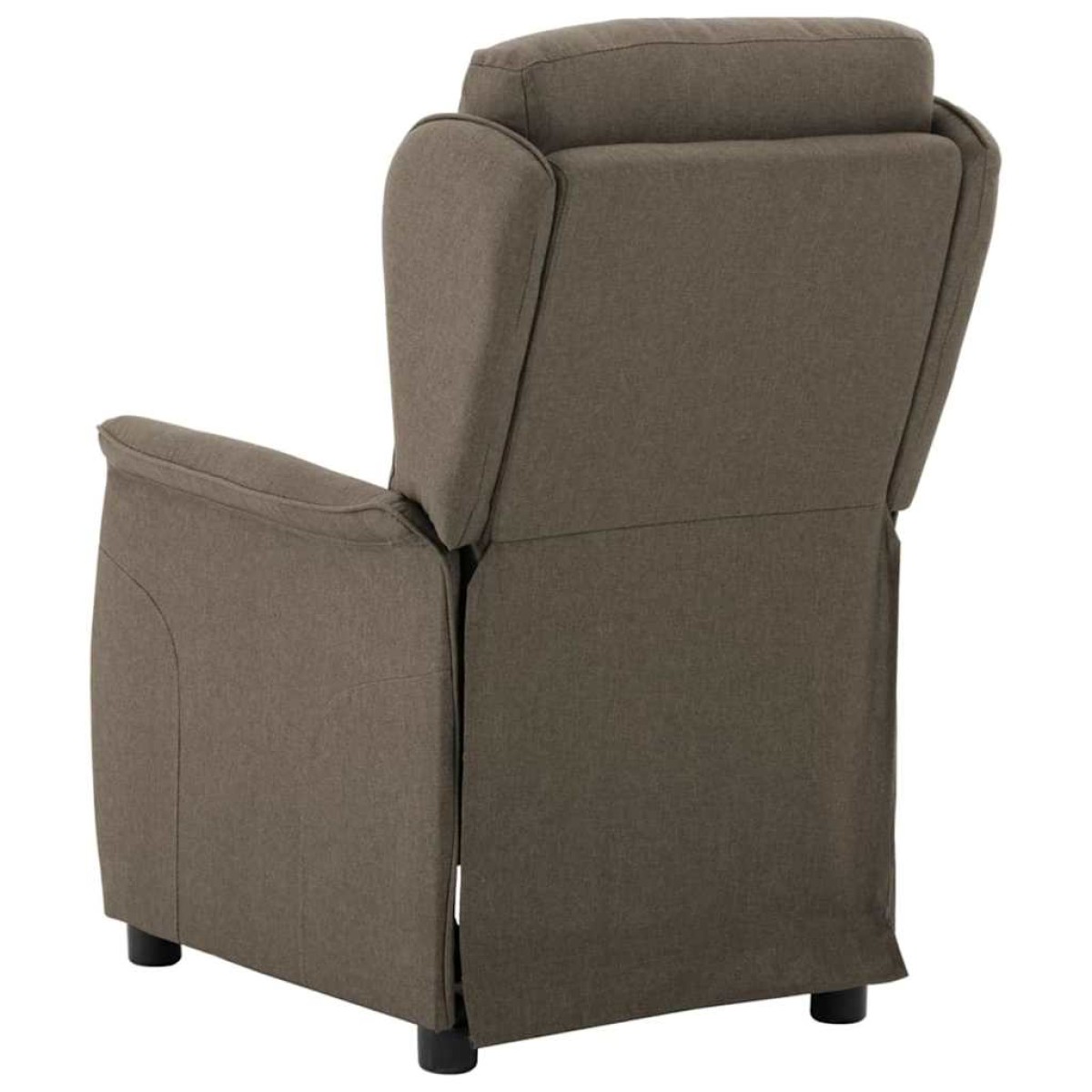 vidaXL Ανακλινόμενη πολυθρόνα Taupe 66.5 x 94 x 101.5 εκ Πολυεστέρας