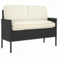 vidaXL Σετ μαξιλαριών Ύφασμα Όξφορντ Κρεμ 120 x 50 x 52 εκ.