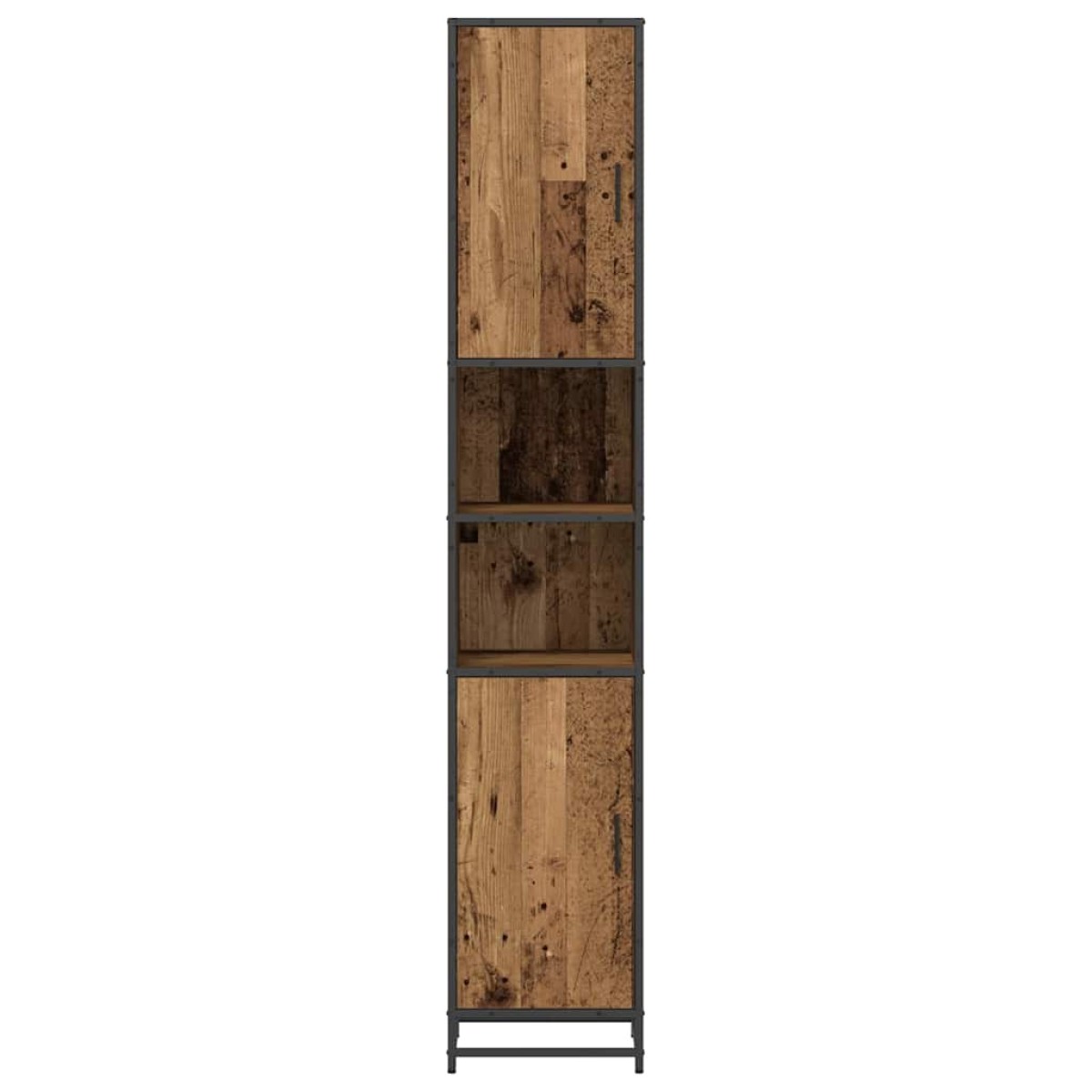 vidaXL Σετ Επίπλων Μπάνιου Παλιό Ξύλο 35 x 37,5 x 188,5 εκατοστά