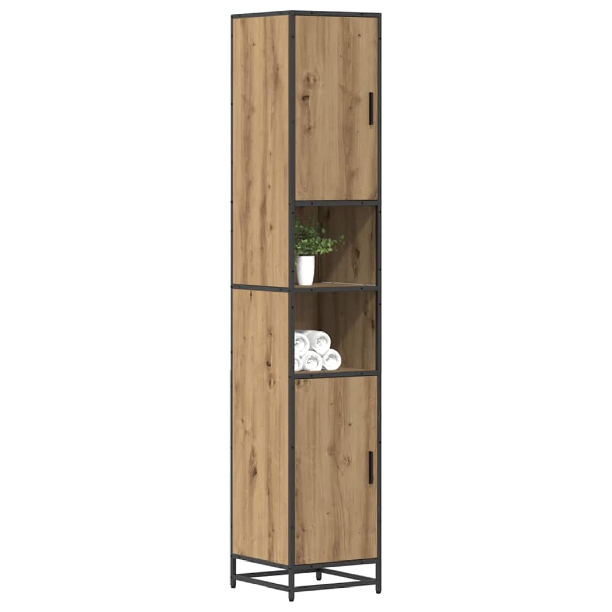 vidaXL Σετ Επίπλων Μπάνιου Artisan Oak 35 x 37,5 x 188,5 εκατοστά