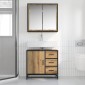 vidaXL Σετ Επίπλων Μπάνιου 2 τμχ. Artisan Oak 65 x 33 x 60 εκ