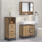 vidaXL Σετ Επίπλων Μπάνιου 3 τμχ. Artisan Oak 65 x 33 x 60 εκ