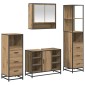 vidaXL Σετ Επίπλων Μπάνιου 4 τμχ. Artisan Oak 80 x 33 x 60 εκ