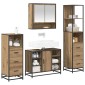 vidaXL Σετ Επίπλων Μπάνιου 4 τμχ. Artisan Oak 80 x 33 x 60 εκ