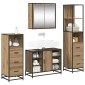vidaXL Σετ Επίπλων Μπάνιου 4 τμχ. Artisan Oak 80 x 33 x 60 εκ