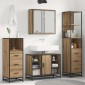 vidaXL Σετ Επίπλων Μπάνιου 4 τμχ. Artisan Oak 80 x 33 x 60 εκ