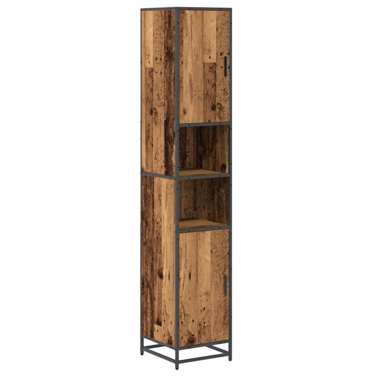 vidaXL Σετ Επίπλων Μπάνιου 3 τμχ. Παλιό Ξύλο 65 x 33 x 60 εκ