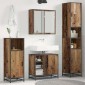 vidaXL Σετ Επίπλων Μπάνιου 3 τμχ. Παλιό Ξύλο 65 x 33 x 60 εκ
