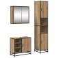 vidaXL Σετ Επίπλων Μπάνιου 3 τμχ. Artisan Oak 65 x 33 x 60 εκ