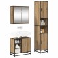 vidaXL Σετ Επίπλων Μπάνιου 3 τμχ. Artisan Oak 65 x 33 x 60 εκ