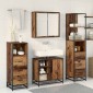 vidaXL Σετ Επίπλων Μπάνιου 3 τμχ. Παλιό Ξύλο 65 x 33 x 60 εκ