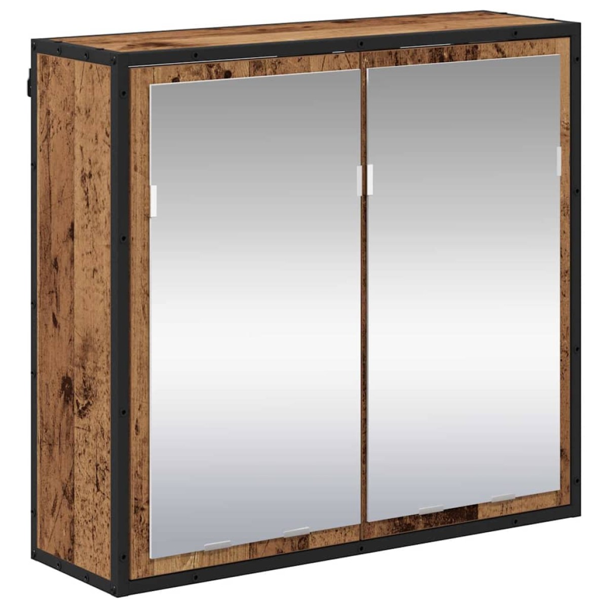 vidaXL Σετ Επίπλων Μπάνιου 3 τμχ. Παλιό Ξύλο 65 x 33 x 60 εκ
