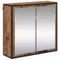 vidaXL Σετ Επίπλων Μπάνιου 3 τμχ. Παλιό Ξύλο 65 x 33 x 60 εκ
