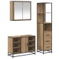vidaXL Σετ Επίπλων Μπάνιου 3 τμχ. Artisan Oak 80 x 33 x 60 εκ