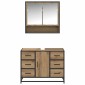 vidaXL Σετ Επίπλων Μπάνιου 2 τμχ. Artisan Oak 80 x 33 x 60 εκ