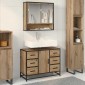 vidaXL Σετ Επίπλων Μπάνιου 2 τμχ. Artisan Oak 80 x 33 x 60 εκ