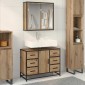 vidaXL Σετ Επίπλων Μπάνιου 2 τμχ. Artisan Oak 80 x 33 x 60 εκ