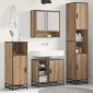 vidaXL Σετ Επίπλων Μπάνιου 3 τεμ. Artisan Oak Επεξεργασμένο Ξύλο