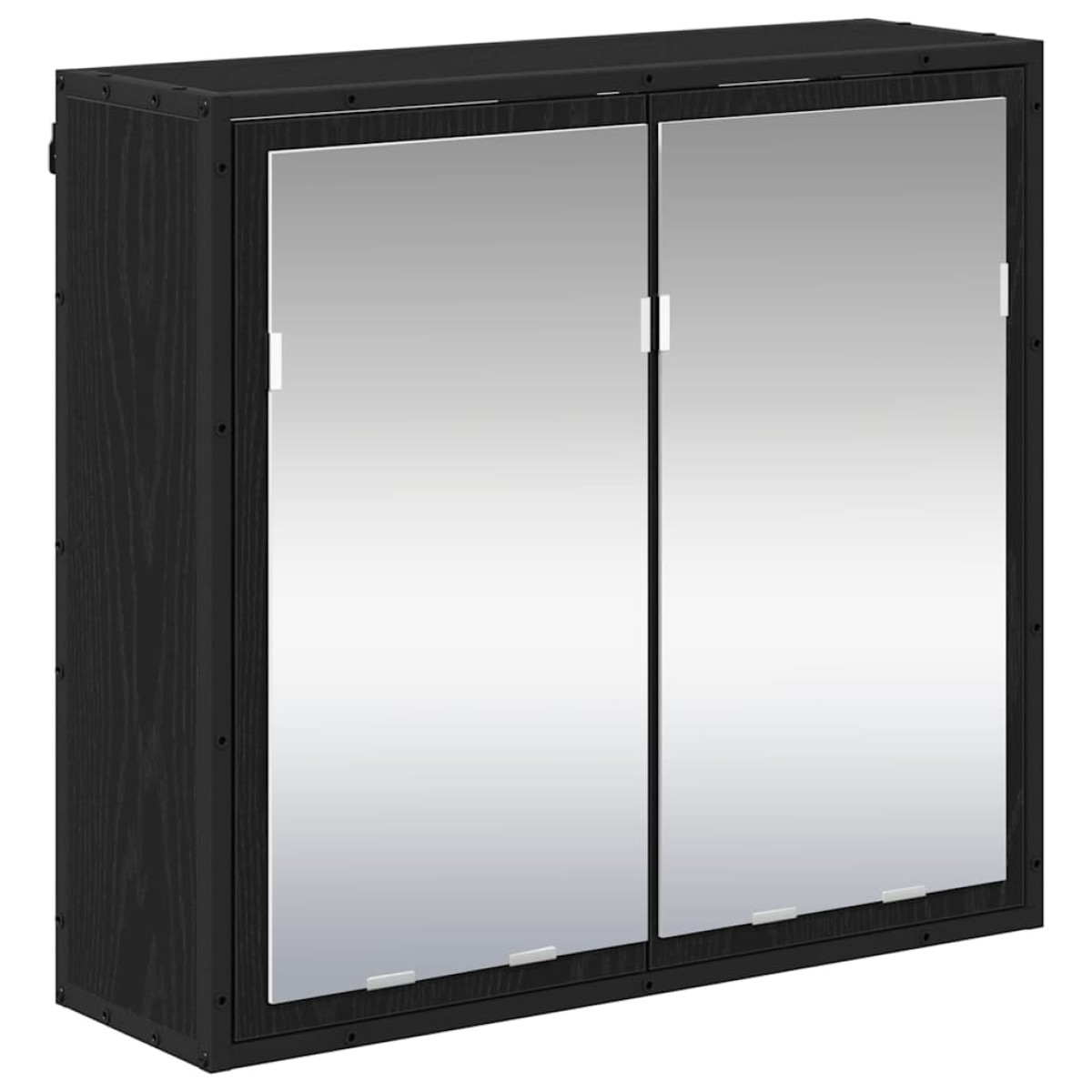 vidaXL Σετ Επίπλων Μπάνιου 3 τμχ. Μαύρη Οξυά 90 x 33 x 60 εκ.