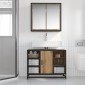 vidaXL Σετ Επίπλων Μπάνιου 2 τμχ. Artisan Oak 80 x 33 x 60 εκ